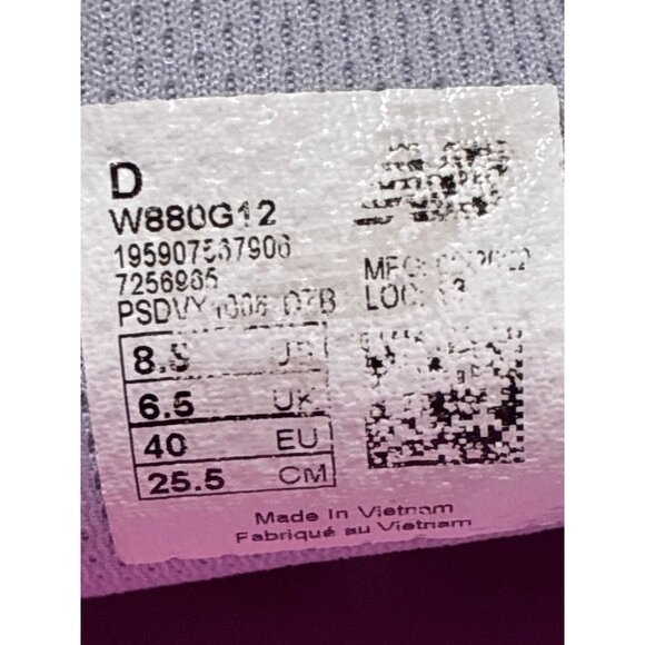 New Balance Womens Sneakers Fresh Foam X 880v12 running light gray pink size 8.5 - Picture 6 of 7